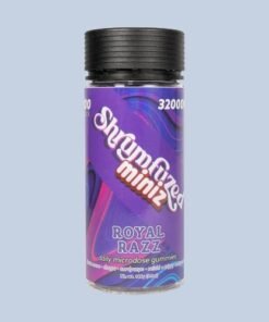 Shrumfuzed Miniz Gummies 320mg Royal Razz
