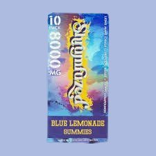 Shrumfuzed Gummies Blue Lemonade
