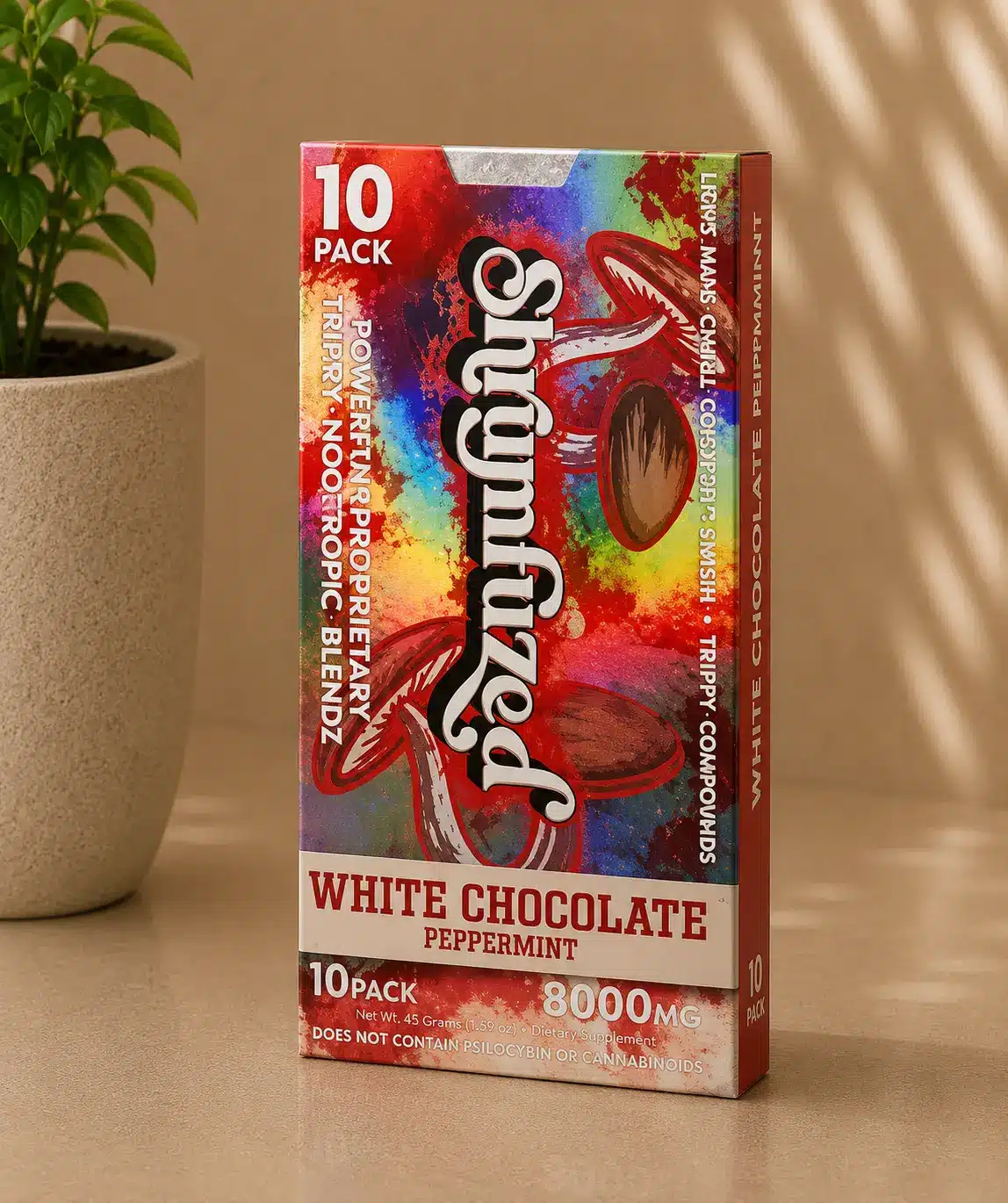 Shrumfuzed Chocolates White Chocolate Peppermint