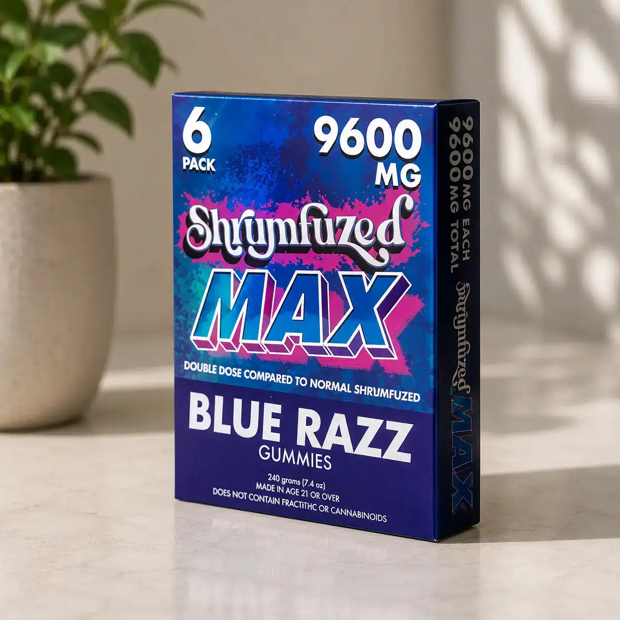Shrumfuzed MAX Gummies Blue Razz